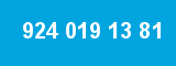 924 019 13 81 924 019 13 81